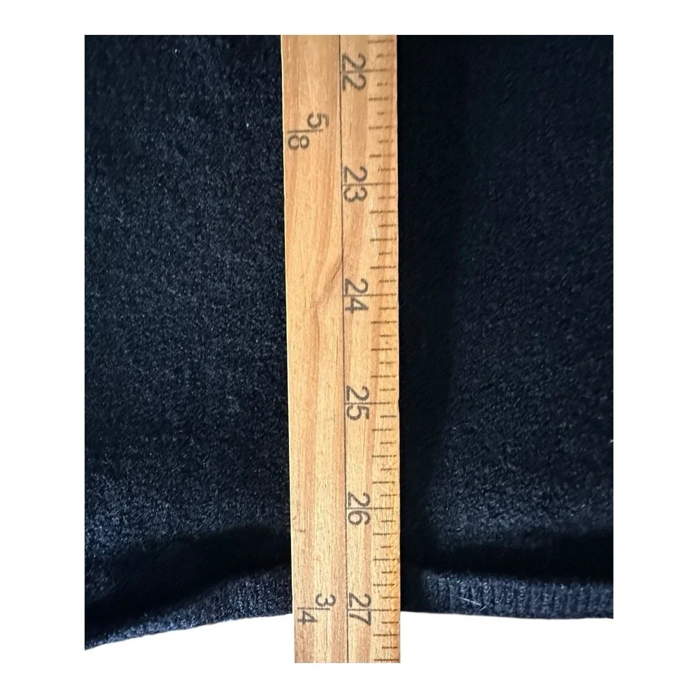 St. John Basics Santana Knit Black Side Slit‎ Midi Wool Blend Skirt Woman's 6